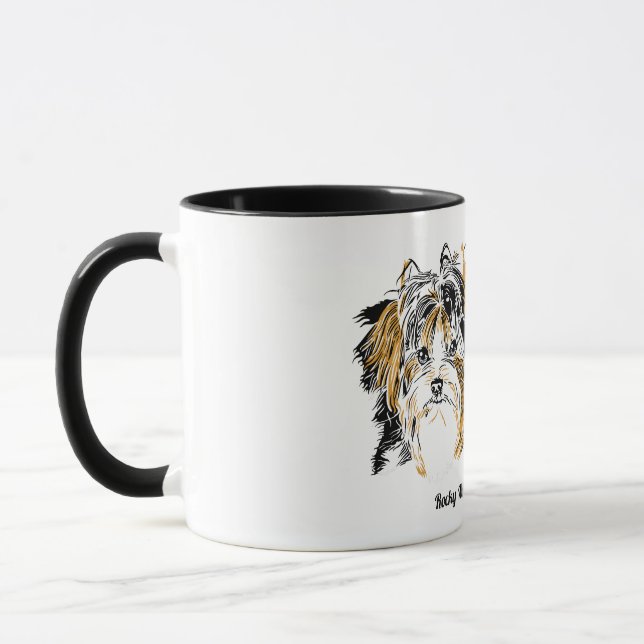 Biewer Terrier Coffee Mug (Left)