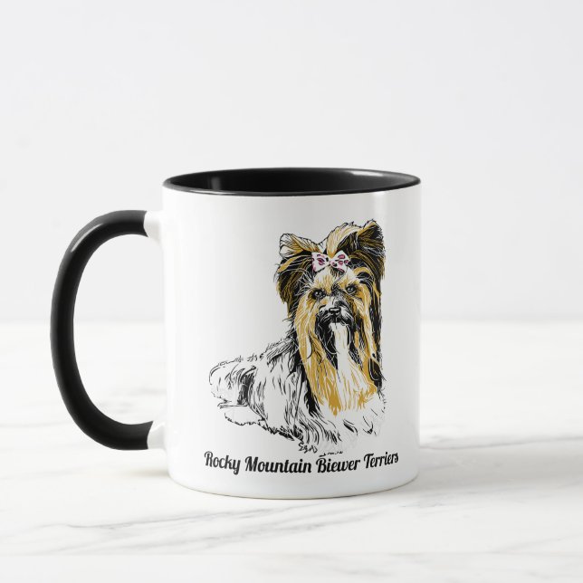 Biewer Terrier Coffee Mug (Left)