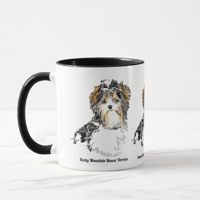 Biewer Terrier Coffee Mug (Left)