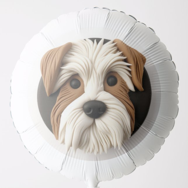 Biewer Terrier Dog 3D Inspired Balloon (Front)