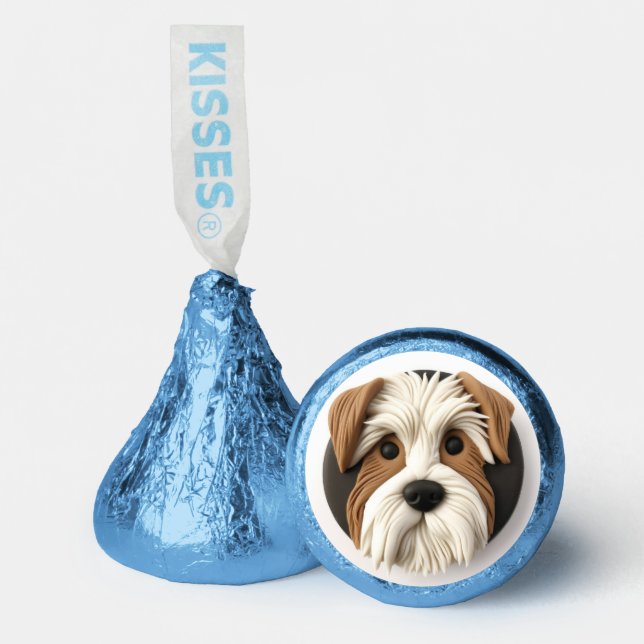 Biewer Terrier Dog 3D Inspired Hershey®'s Kisses® (Front)