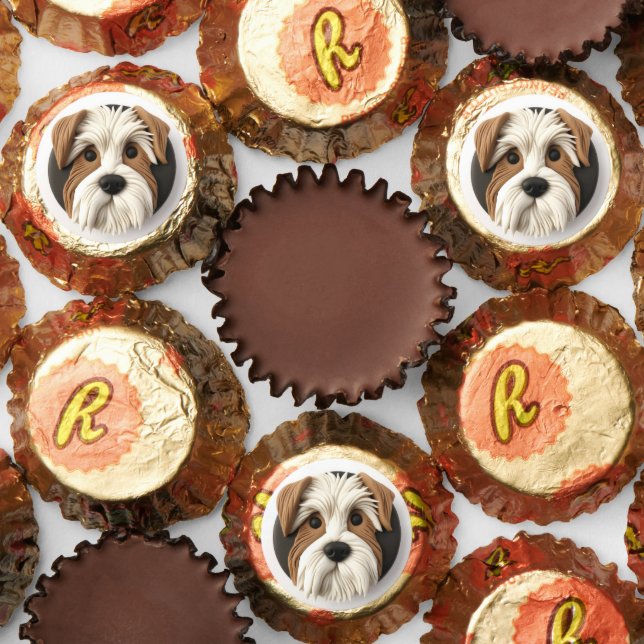 Biewer Terrier Dog 3D Inspired Reese's Peanut Butter Cups (Assorted)