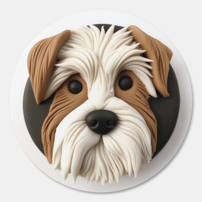 Biewer Terrier Dog 3D Inspired Sign (Front)