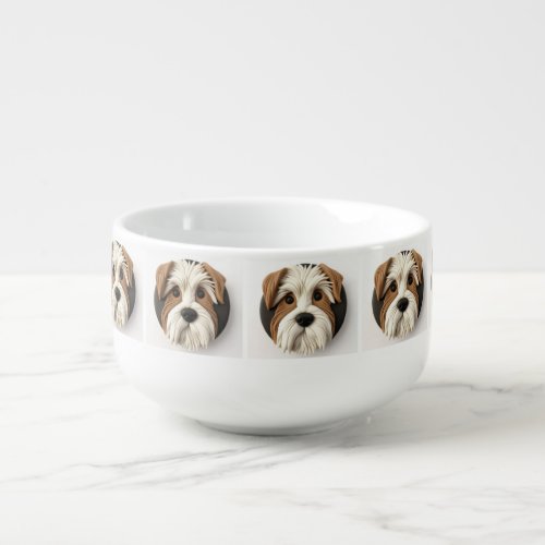 Biewer Terrier Dog 3D Inspired Soup Mug