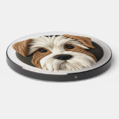 Biewer Terrier Dog 3D Inspired Wireless Charger (Front 2)