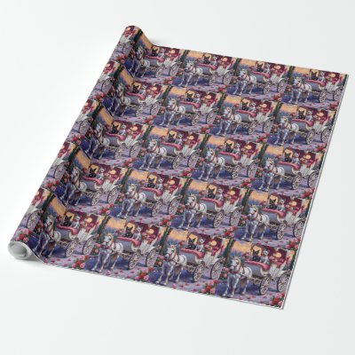 Biewer Terrier Dog Valentine's Day Wrapping Paper