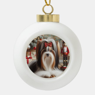 Biewer Terrier Ornament 