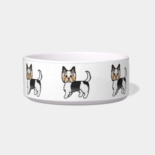 Biewer Terrier Yorkshire Terrier Cute Cartoon Dogs Bowl