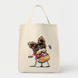Biewer Yorkie Picnic Time Tote Bag