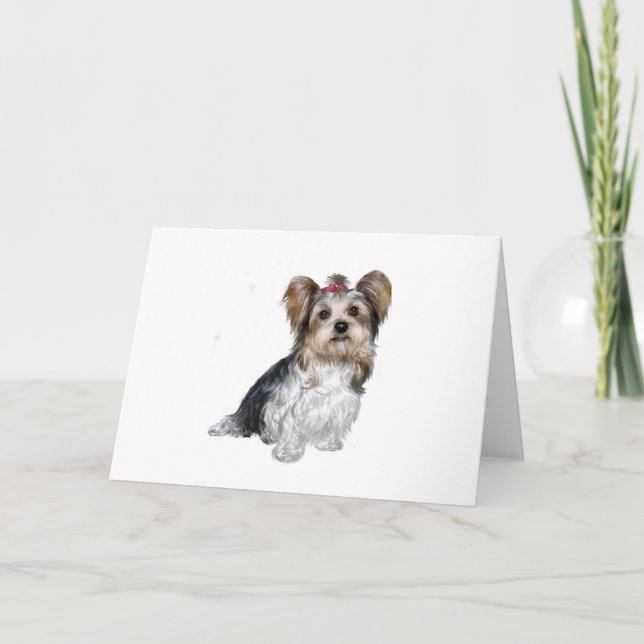 Biewer Yorkshire Terrier Card (Front)