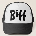 Biff Trucker Hat at Zazzle
