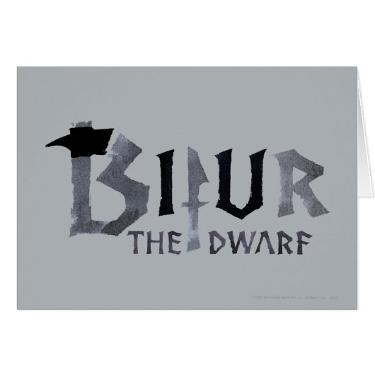 Bifur Name Cards (Front Horizontal)