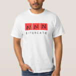 Bifurcate T-Shirt<br><div class="desc">As the song says,  it's a thin line between love and hate. Who would have figured Chrissie for a differential equation buff? 

Artist rendition of a saddle-node bifurcation in the phase plane,  with clever (or not) descriptor beneath. Customizable.</div>