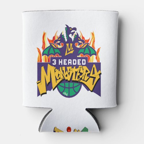 Big3 basketball 3 Headed Monsters Flame  Can Cooler