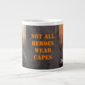Big 20 oz Coffee Cup Custom Firefighter Mug Cup (Front)