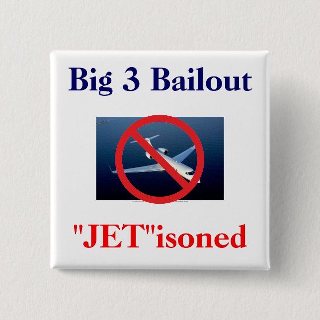 Big 3 - "Jet"isoned Pinback Button (Front)