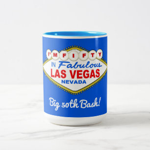 Big 50th Birthday Las Vegas Mug