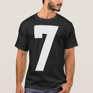 Big 7 Jersey Number 7 Uniform Biggest Fan Favorite T-Shirt