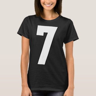 Big 7 Jersey Number 7 Uniform Biggest Fan Favorite T-Shirt