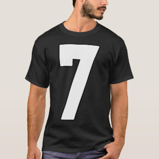 Big 7 Jersey Number 7 Uniform Biggest Fan T-Shirt