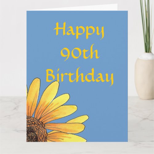 Big 90th Birthday Card