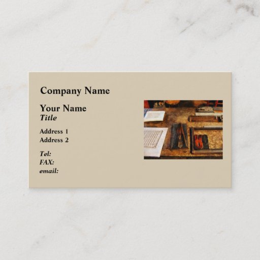 Customizable Big "A" Business Card Templates