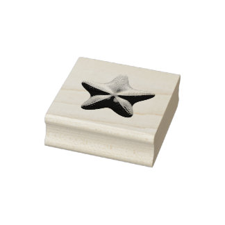 Big Adorable Starfish Rubber Stamp
