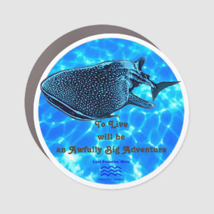 Big Adventure Whale Shark Car Magnet
