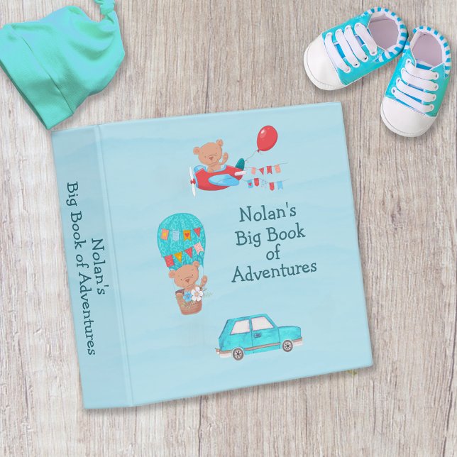 Big Adventures Cute Scrapbook Album 3 Ring Binder (Creator Uploaded)