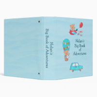 Big Adventures Cute Scrapbook Album 3 Ring Binder