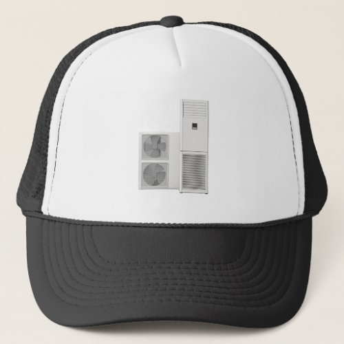 Big air conditioner trucker hat