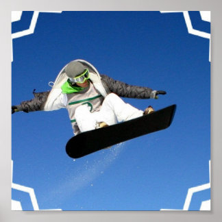Big Air Snowboarding POster
