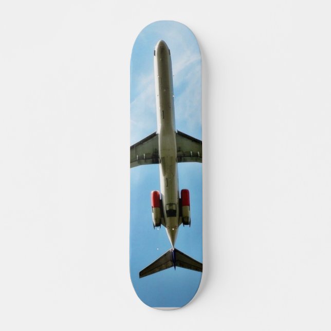 Big Airplane Take Off Skateboard Deck (Front)