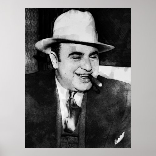 BIG AL CAPONE _ PROHIBITION GANG BOSS POSTER