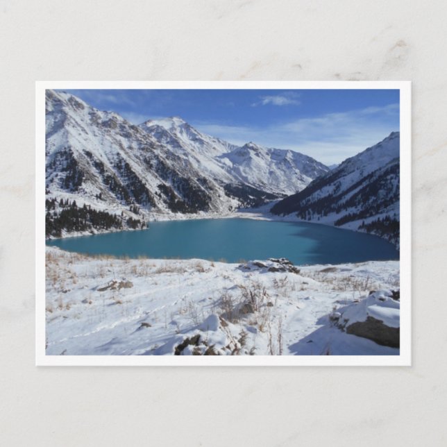 Big Almaty Lake Postcard (Front)
