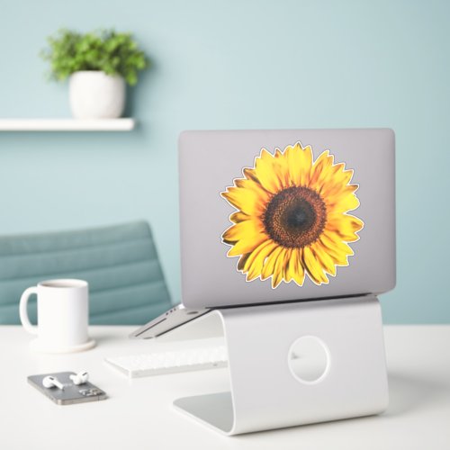 Big and Bright Sunflower Flower Art Sticker