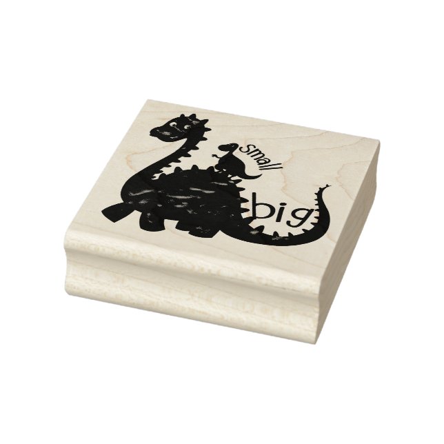 Big and Dinosaur Rubber Stamp (Stamp)