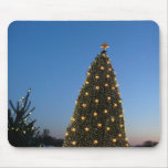 Big and Little Christmas Trees I Holiday Sunset Mouse Pad