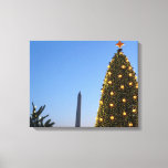 Big and Little Christmas Trees II Holiday in DC Canvas Print