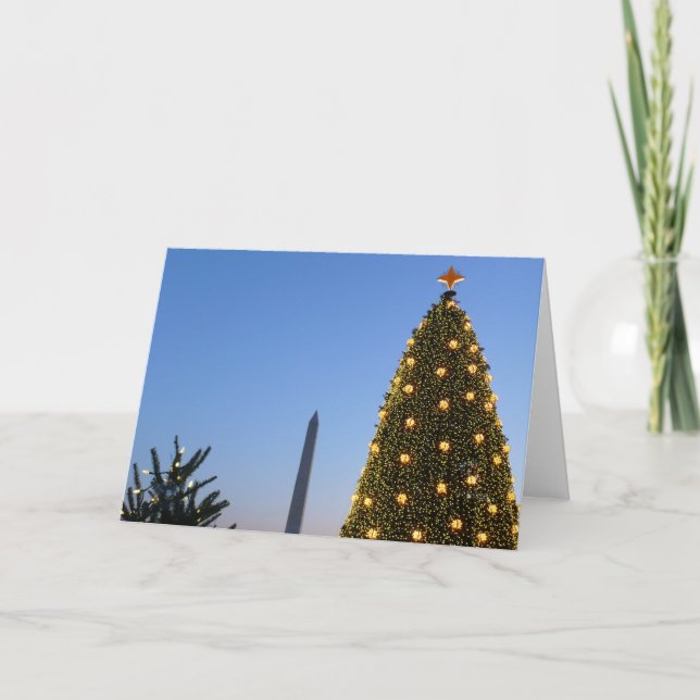 Big and Little Christmas Trees II Holiday in DC Card (Front)