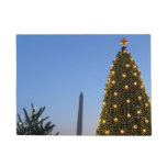 Big and Little Christmas Trees II Holiday in DC Doormat