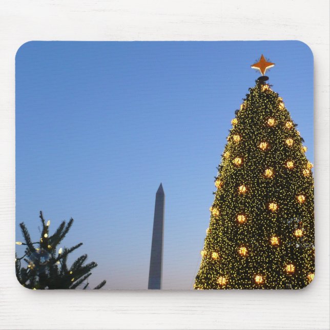 Big and Little Christmas Trees II Holiday in DC Mouse Pad (Front)