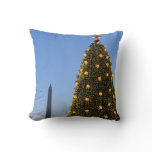 Big and Little Christmas Trees II Holiday in DC Throw Pillow