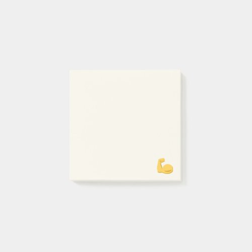 Big And Strong Arm Emoji Post_it Notes