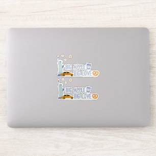 Big Apple Big Love New York City Icons Sticker