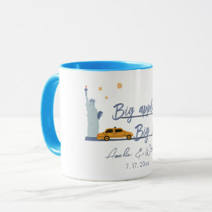 Big Apple, Big Love New York City wedding favor Mug