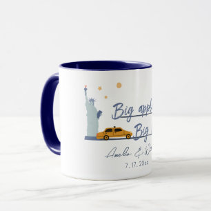 Big Apple, Big Love New York City wedding favor Mug
