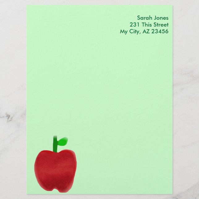 Big Apple Letterhead (Front)