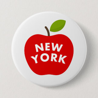 Big apple, New York Button