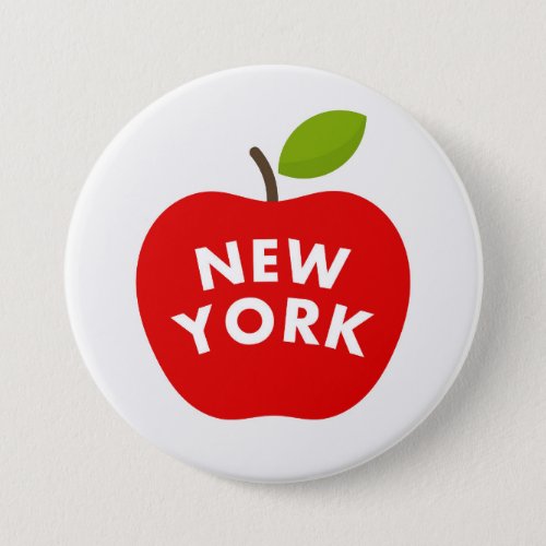 Big apple New York Button